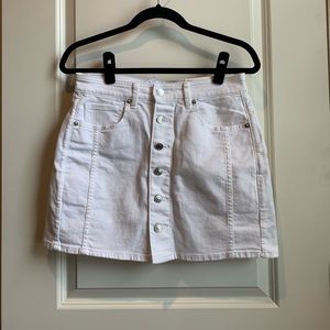 NWT American Eagle white denim skirt